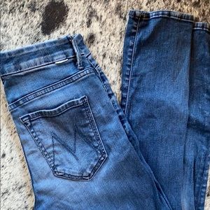 MOTHER High Waisted Looker Skinny